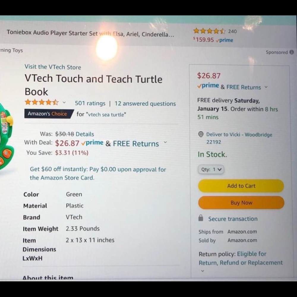 VTech Touch & Teach Educational Toy - Picture 4 of 9